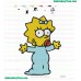 The Simpsons Embroidery Design 03