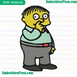 The Simpsons Embroidery Design 04
