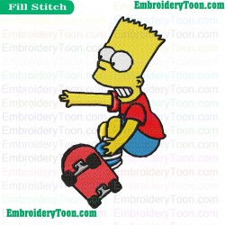 The Simpsons Embroidery Design 05