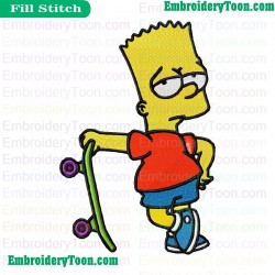 The Simpsons Embroidery Design 07
