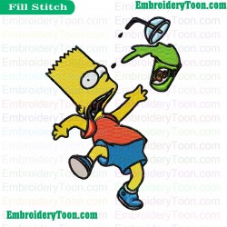 The Simpsons Embroidery Design 08