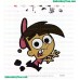 Timmy Turner Afraid Embroidery Design