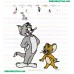 Tom And Jerry Amazing Embroidary Design Embroidery Design
