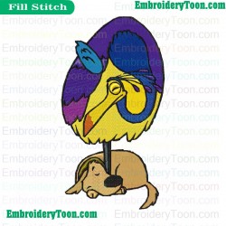 Up Embroidery Design 01