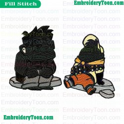 Up Embroidery Design 02