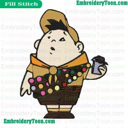 Up Embroidery Design 15