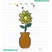 Vase Flower Embroidery Design 02
