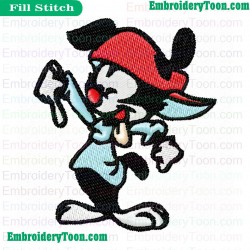 Wakko Crazy Embroidery Design