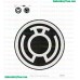 White Lantern Logo Embroidery Design