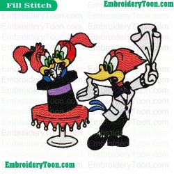 Woody Woodpecker Embroidery Design 04