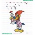 Woody Woodpecker Embroidery Design 07