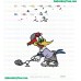 Woody Woodpecker Embroidery Design 09