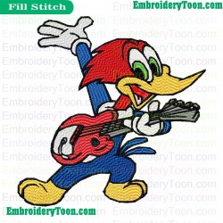 Woody Woodpecker Embroidery Design 10