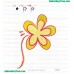 Yellow Flower Embroidery Design 04