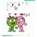Yo Gabba Gabba Nickelodeon Embroidery Embroidery Design 03
