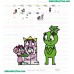 Yo Gabba Gabba Nickelodeon Embroidery Embroidery Design 09