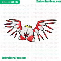 Zero Fly Embroidery Design