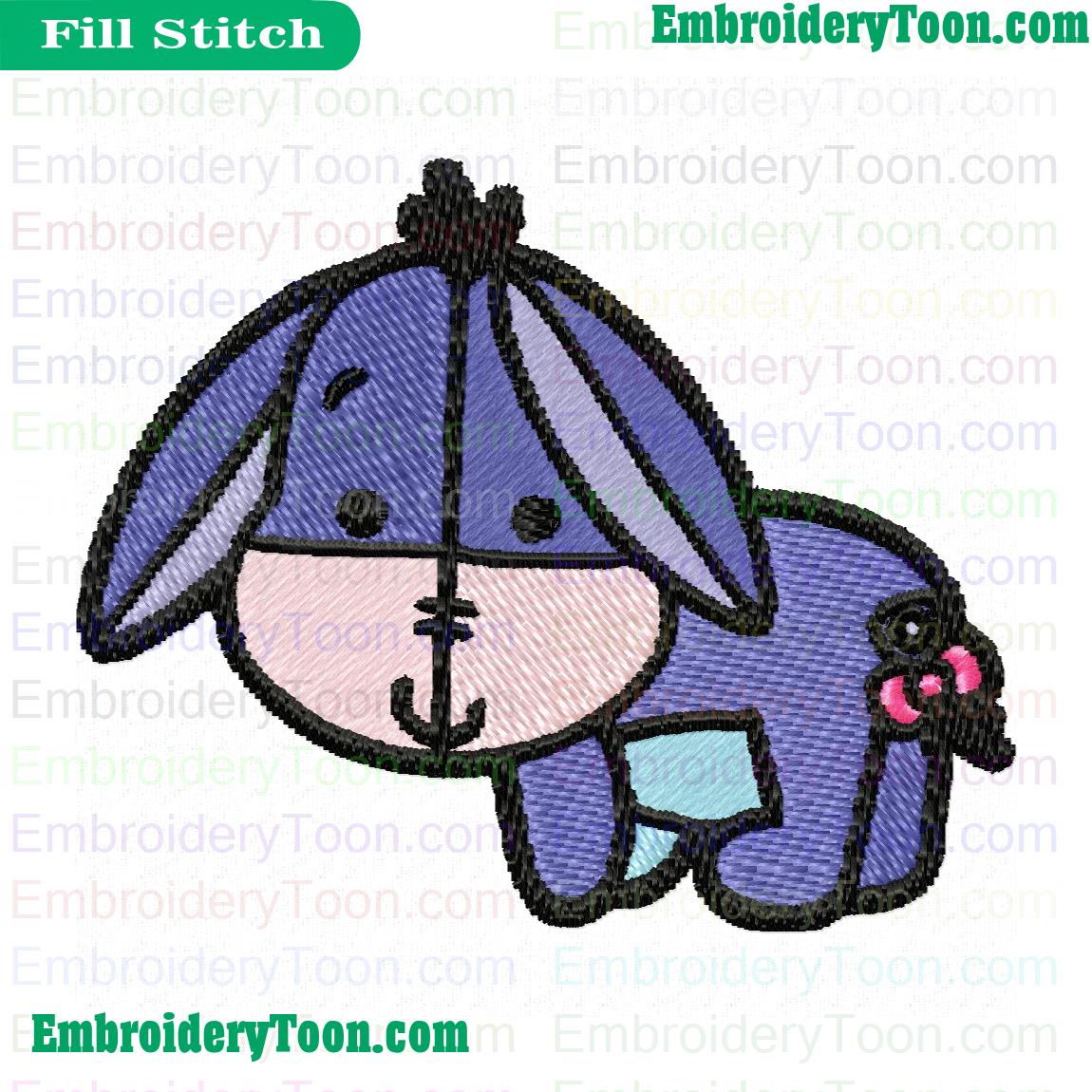 Babye Eyore Embroidery Design